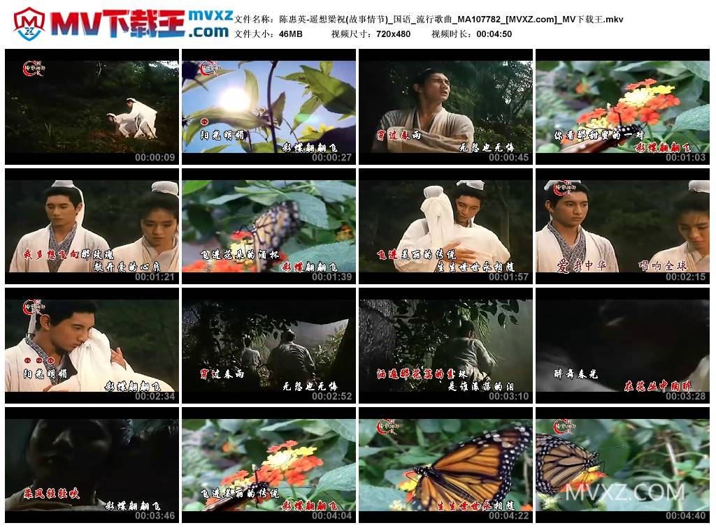 陈惠英-遥想梁祝(故事情节)_国语_流行歌曲_MA107782